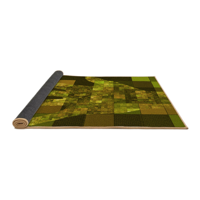 Thickness of Patterned Bakers Brown Rug, pat1685yw