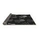 Thickness of Patterned Black Rug, pat1687gry