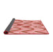 Thickness of Patterned Pastel Pink Rug, pat1688rd