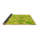 Thickness of Patterned Pistachio Green Rug, pat1689yw