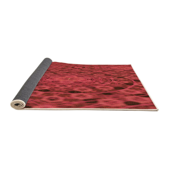Thickness of Patterned Red Rug, pat169org