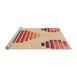 Sideview of Machine Washable Transitional Khaki Gold Rug, wshpat1699org