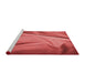 Sideview of Machine Washable Transitional Red Rug, wshpat170rd