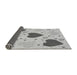 Thickness of Patterned Gray Rug, pat1700gry