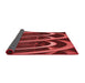 Thickness of Patterned Red Rug, pat1704rd