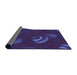 Thickness of Patterned Amethyst Purple Rug, pat171pur