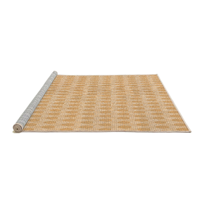 Sideview of Machine Washable Transitional Orange Rug, wshpat1723org