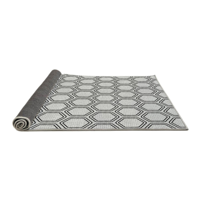 Thickness of Patterned Platinum Gray Rug, pat1726gry