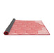 Thickness of Patterned Pink Rug, pat1729rd