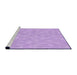 Sideview of Machine Washable Transitional Purple Rug, wshpat173pur