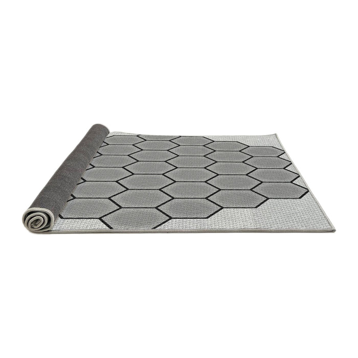 Thickness of Patterned Platinum Gray Rug, pat1730gry