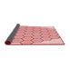 Thickness of Patterned Red Rug, pat1730rd