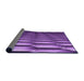 Thickness of Patterned Purple Rug, pat1731pur