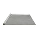 Sideview of Machine Washable Transitional Silver Gray Rug, wshpat1734gry