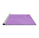 Sideview of Machine Washable Transitional Violet Purple Rug, wshpat1734pur