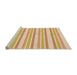 Sideview of Machine Washable Transitional Orange Rug, wshpat1735org