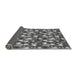 Thickness of Patterned Dark Gray Rug, pat1743gry