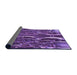 Thickness of Patterned Purple Rug, pat1744pur