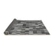 Thickness of Patterned Dark Gray Rug, pat1746gry