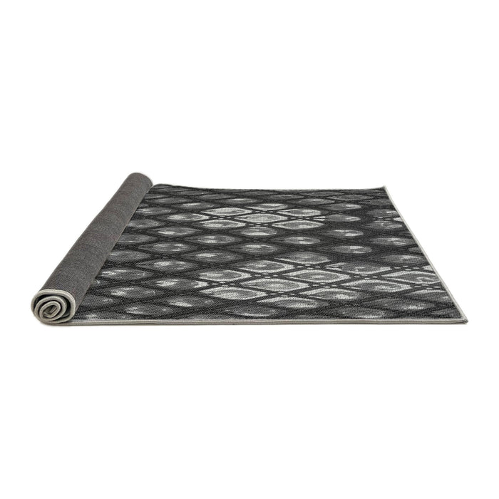 Thickness of Patterned Gray Rug, pat175gry