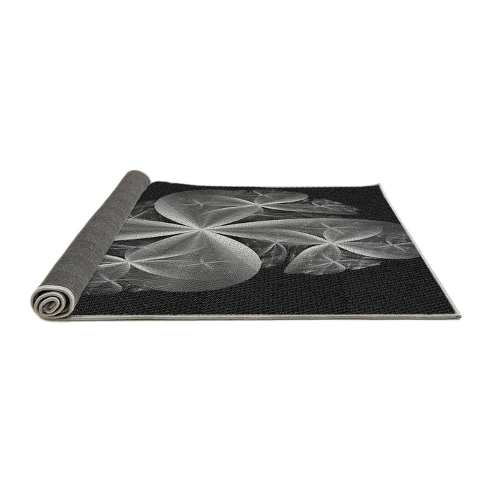 Thickness of Patterned Platinum Gray Rug, pat1752gry