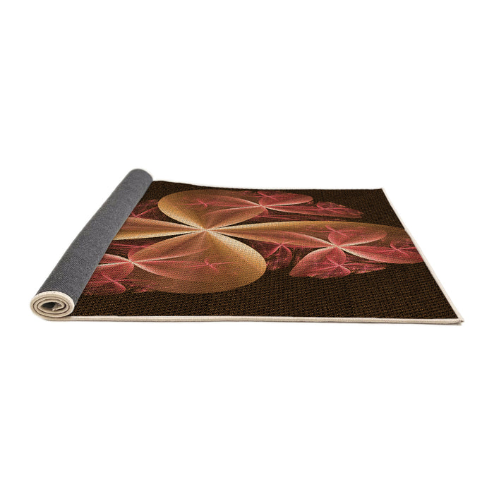Thickness of Patterned Red Rug, pat1752org
