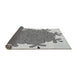Thickness of Patterned Silver Gray Rug, pat1753gry