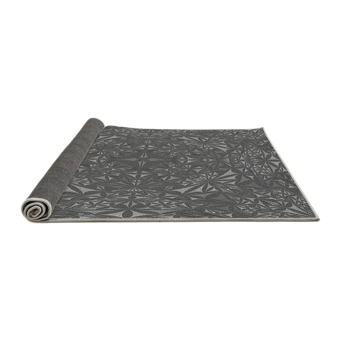 Thickness of Patterned Gray Rug, pat1756gry