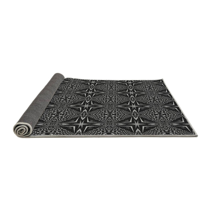 Thickness of Patterned Gray Rug, pat1759gry
