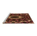 Sideview of Machine Washable Transitional Red Rug, wshpat1763org