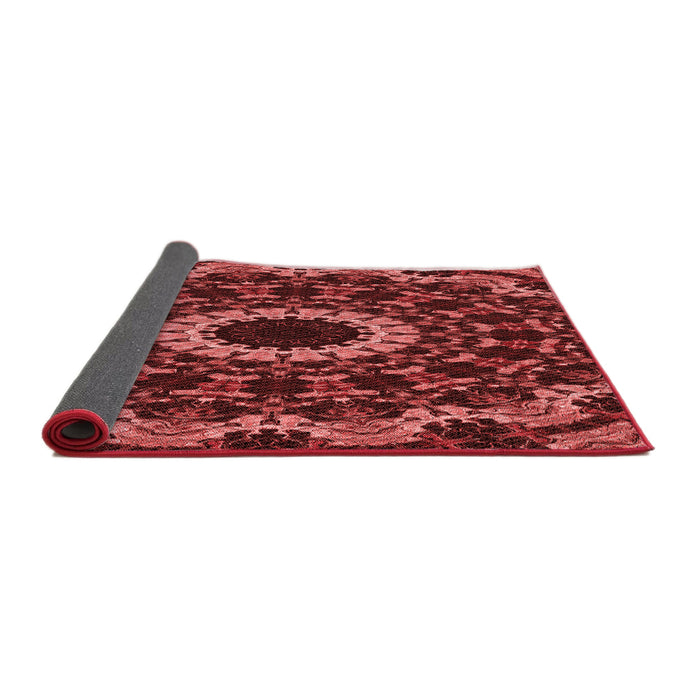 Thickness of Patterned Red Rug, pat1764rd