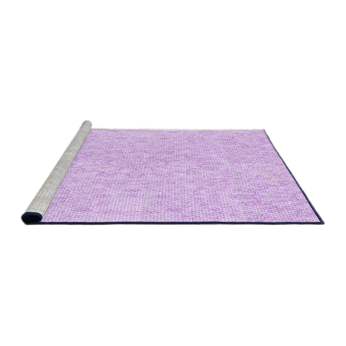 Sideview of Machine Washable Transitional Violet Purple Rug, wshpat1765pur