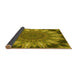 Thickness of Patterned Dark Bronze Brown Rug, pat1769yw