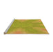 Sideview of Machine Washable Transitional Dark Golden Brown Rug, wshpat1776org