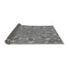 Thickness of Patterned Ash Gray Rug, pat178gry