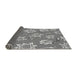 Thickness of Patterned Carbon Gray Rug, pat1783gry