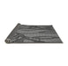 Thickness of Patterned Gunmetal Gray Rug, pat1785gry