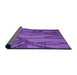 Thickness of Patterned Purple Rug, pat1785pur