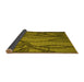 Thickness of Patterned Dark Bronze Brown Rug, pat1785yw