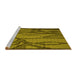 Sideview of Machine Washable Transitional Dark Bronze Brown Rug, wshpat1785yw