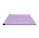 Sideview of Machine Washable Transitional Violet Purple Rug, wshpat1786pur