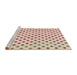 Sideview of Machine Washable Transitional Indian Red Rug, wshpat1787brn