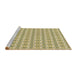 Sideview of Machine Washable Transitional Khaki Gold Rug, wshpat1792brn