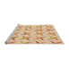 Sideview of Machine Washable Transitional Golden Blonde Gold Rug, wshpat1796org