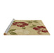 Sideview of Machine Washable Transitional Light Brown Rug, wshpat1797brn