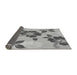 Thickness of Patterned Platinum Silver Gray Rug, pat1797gry