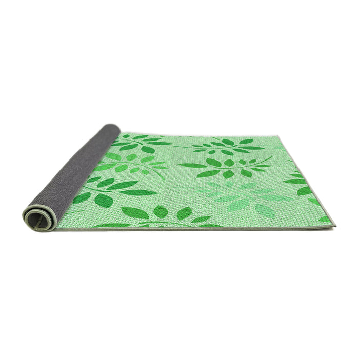 Thickness of Patterned Green Rug, pat1800grn