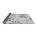 Thickness of Patterned Platinum Gray Rug, pat1800gry