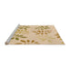 Sideview of Machine Washable Transitional Golden Blonde Gold Rug, wshpat1800org