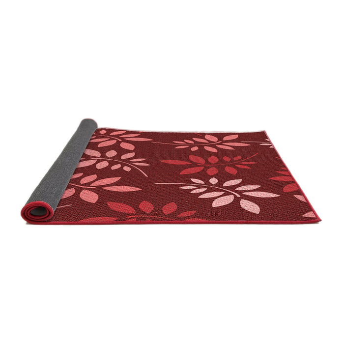 Thickness of Patterned Red Rug, pat1801rd